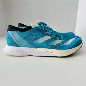 Adidas Adizero Adios 8 Lightstrike Pro Sneakers Mens 11 Blue Mesh Low Top Lace U